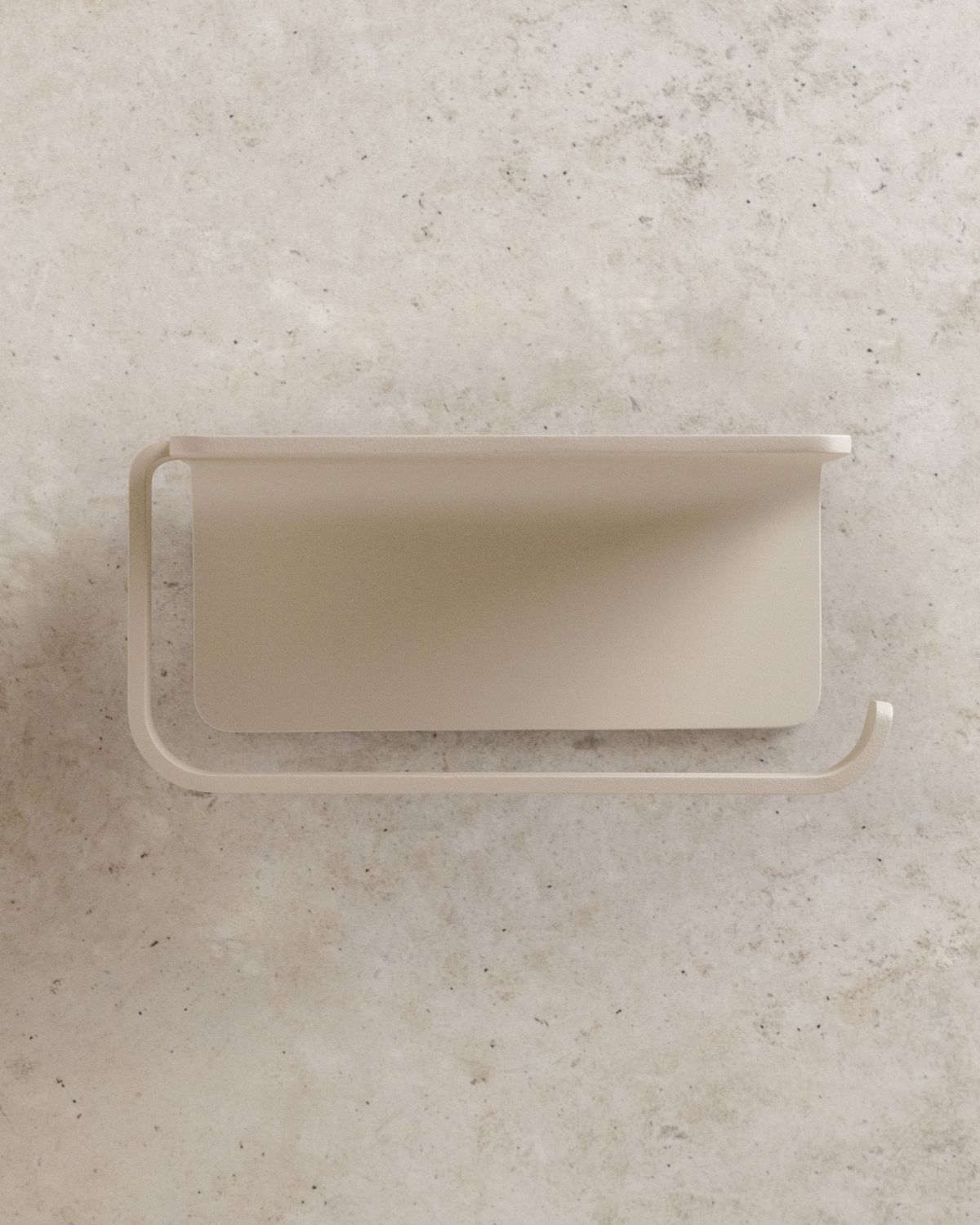 Leif Toilettenpapierhalter mit Ablage in Taupe-Sand – Bild 6