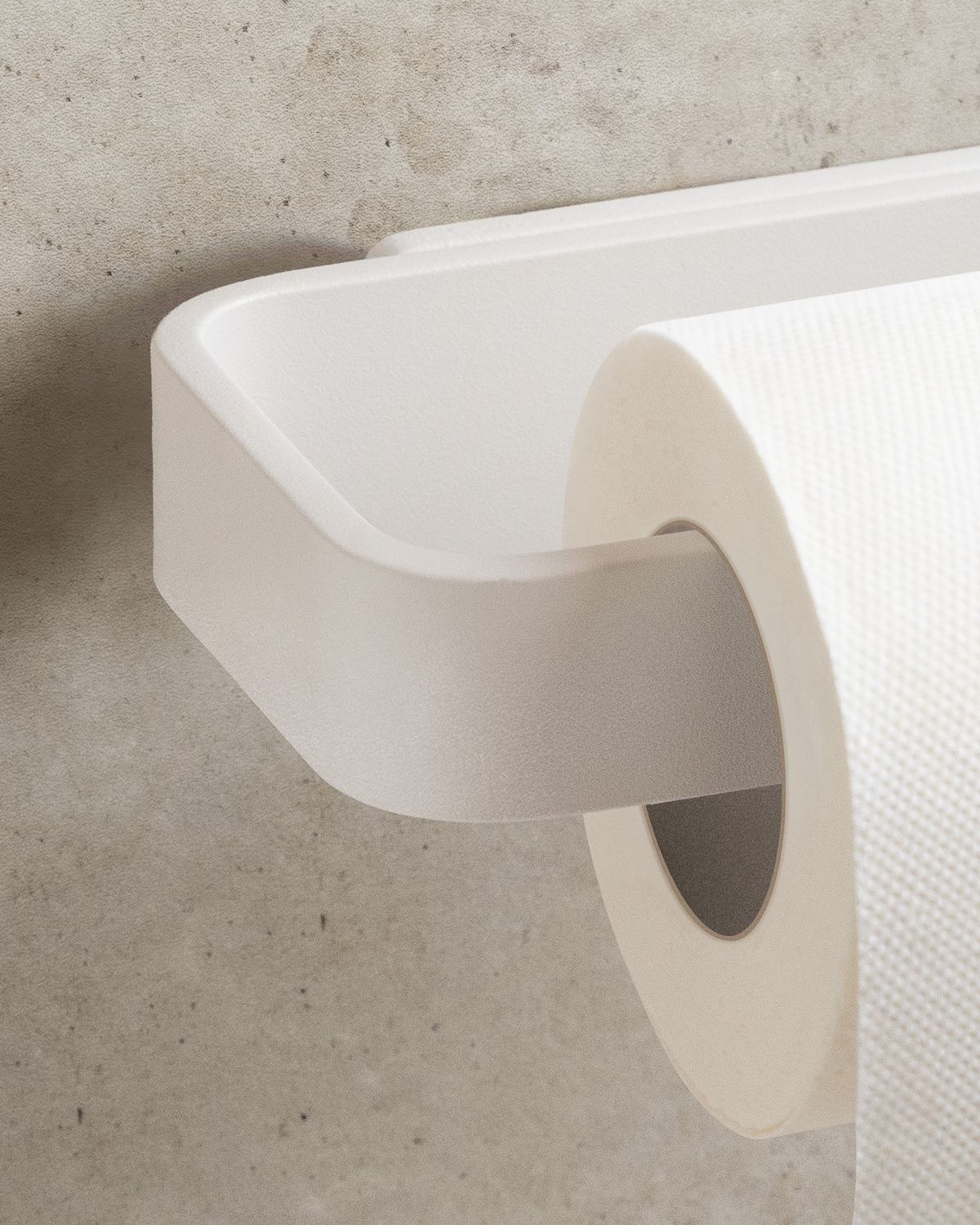 Leif Toilettenpapierhalter ohne Ablage in Weiß – Bild 3